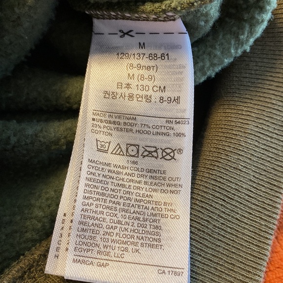 Gap kids sweatshirt size M (8) boys - Picture 7 of 7